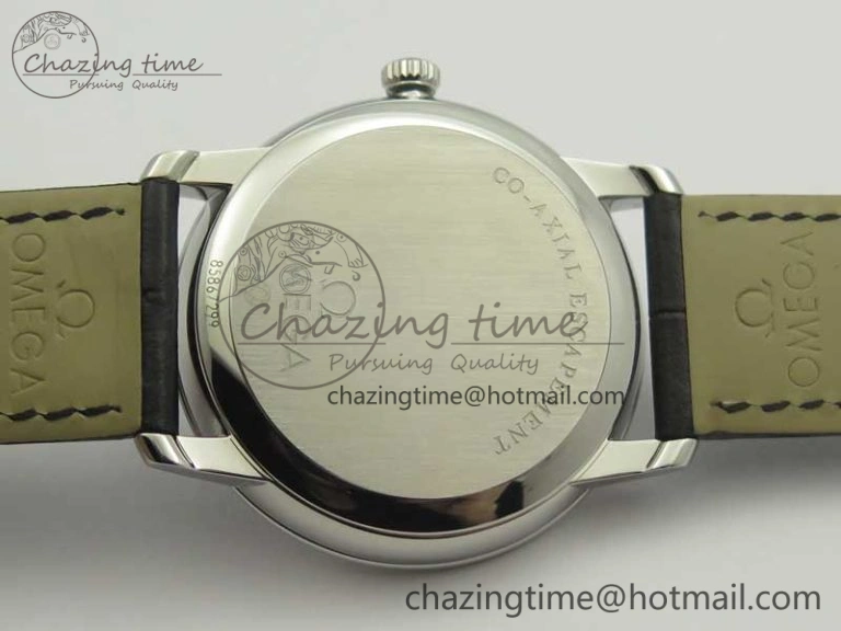 De Ville Prestige Small Second TWF 1:1 Best Edition Blue Dial on Black Leather Strap MIYOTA RelaxedFit 8035