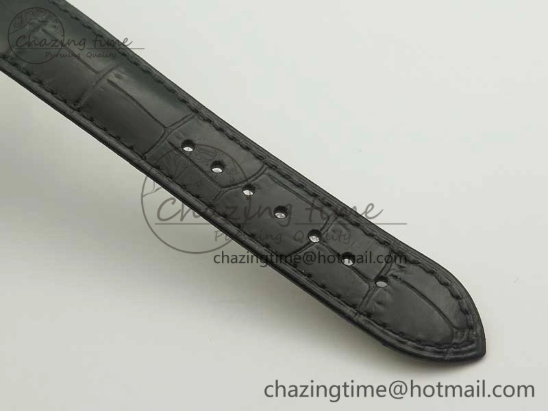 De Ville Prestige Small Second TWF 1:1 Best Edition Blue Dial on Black Leather Strap MIYOTA RelaxedFit 8035