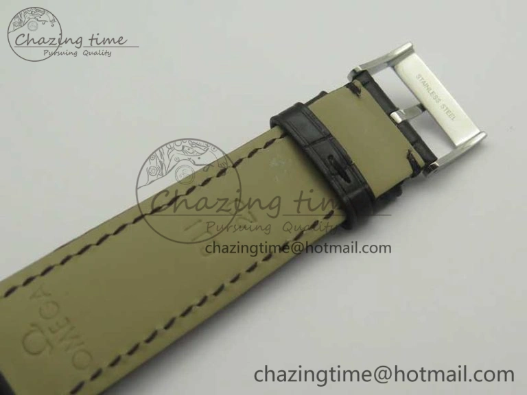 De Ville Prestige Small Second TWF 1:1 Best Edition Blue Dial on Black Leather Strap MIYOTA RelaxedFit 8035