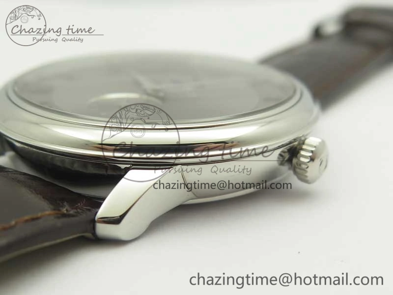 De Ville Prestige Small Second TWF 1:1 Best Edition Gray Dial on Black Leather Strap MIYOTA StreetReady 8036