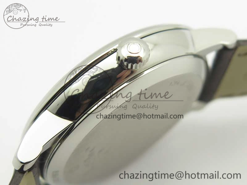 De Ville Prestige Small Second TWF 1:1 Best Edition Gray Dial on Black Leather Strap MIYOTA StreetReady 8036