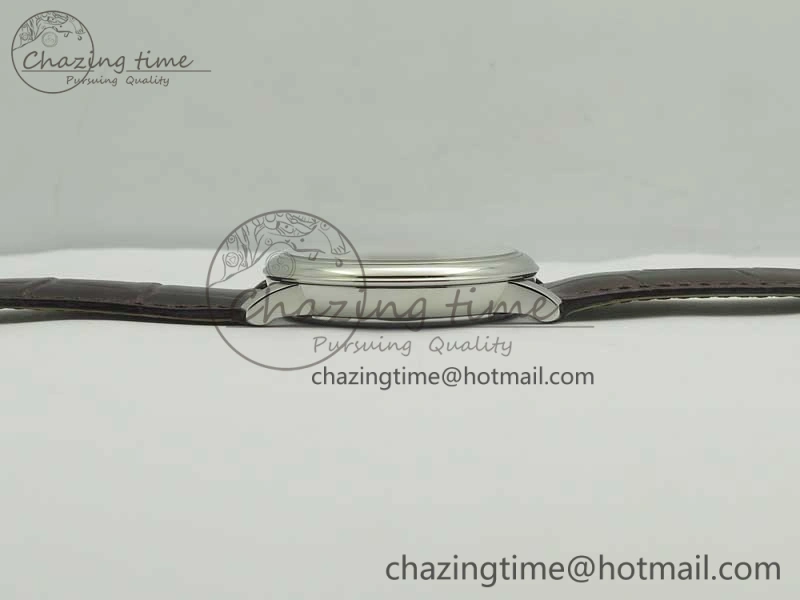 De Ville Prestige Small Second TWF 1:1 Best Edition White Dial on Brown Leather Strap MIYOTA Stylish 8033