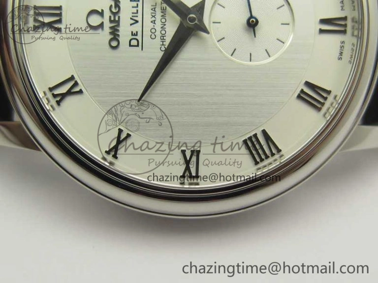 De Ville Prestige Small Second TWF 1:1 Best Edition White Dial on Brown Leather Strap MIYOTA Stylish 8033