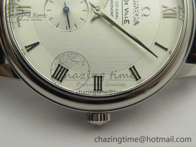 De Ville Prestige Small Second TWF 1:1 Best Edition White Dial on Brown Leather Strap MIYOTA Stylish 8033