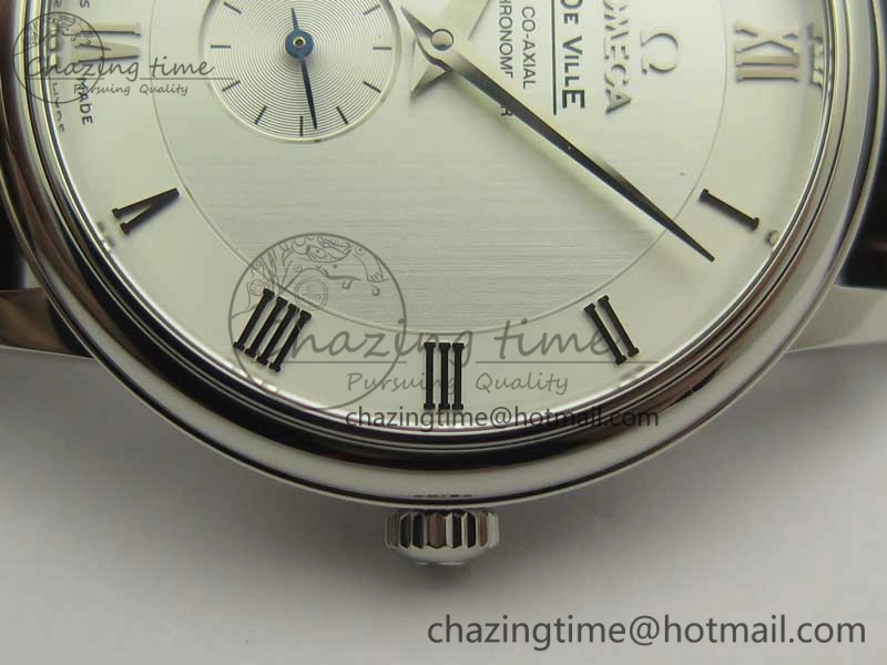 De Ville Prestige Small Second TWF 1:1 Best Edition White Dial on Brown Leather Strap MIYOTA Stylish 8033