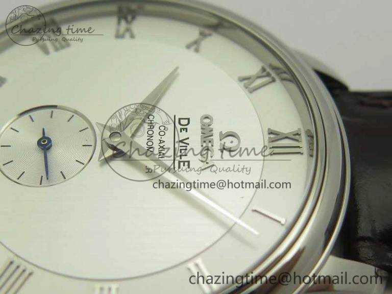De Ville Prestige Small Second TWF 1:1 Best Edition White Dial on Brown Leather Strap MIYOTA Stylish 8033