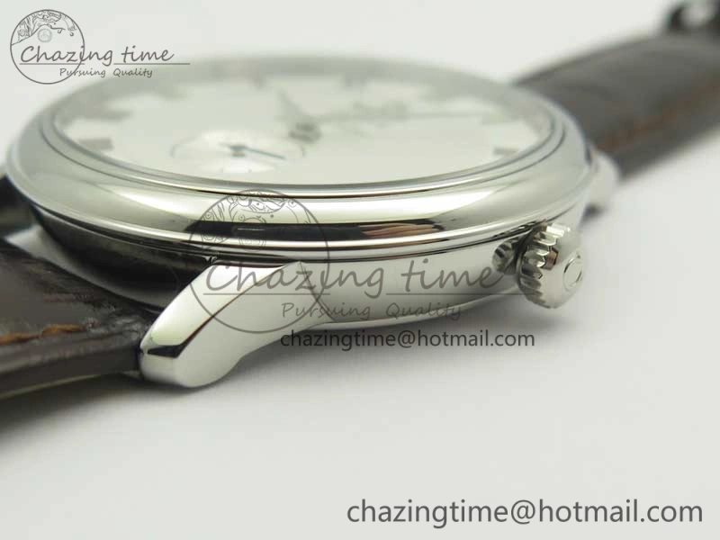 De Ville Prestige Small Second TWF 1:1 Best Edition White Dial on Brown Leather Strap MIYOTA Stylish 8033