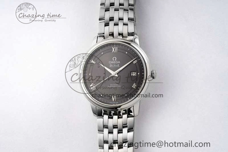 Functional De Ville SS DIWF 1:1 Best Edition Gray Dial SS Markers on SS Bracelet MIYOTA 7851