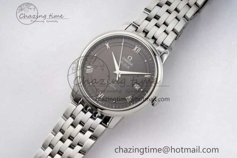 Functional De Ville SS DIWF 1:1 Best Edition Gray Dial SS Markers on SS Bracelet MIYOTA 7851