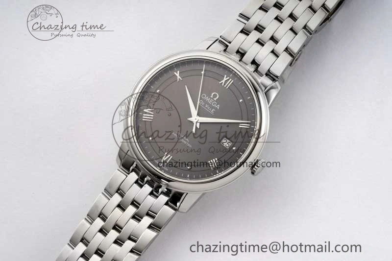 Functional De Ville SS DIWF 1:1 Best Edition Gray Dial SS Markers on SS Bracelet MIYOTA 7851