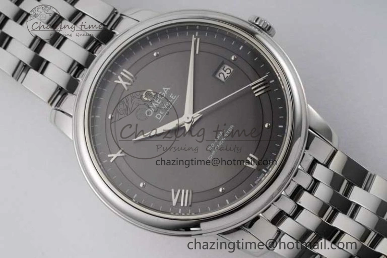 Functional De Ville SS DIWF 1:1 Best Edition Gray Dial SS Markers on SS Bracelet MIYOTA 7851