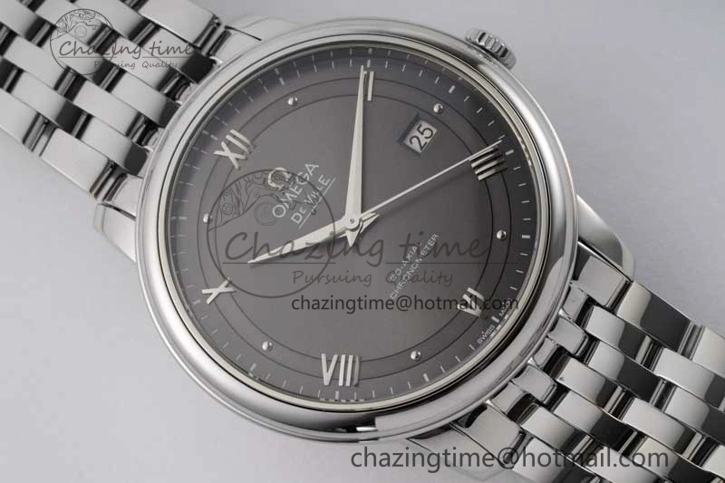 Functional De Ville SS DIWF 1:1 Best Edition Gray Dial SS Markers on SS Bracelet MIYOTA 7851