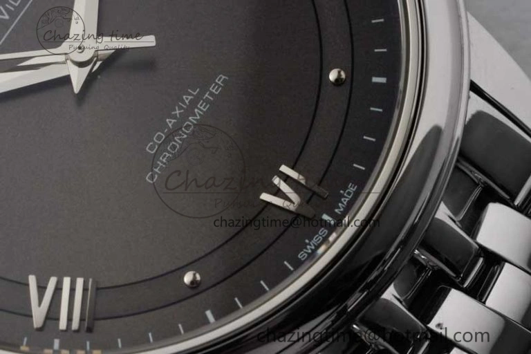 Functional De Ville SS DIWF 1:1 Best Edition Gray Dial SS Markers on SS Bracelet MIYOTA 7851