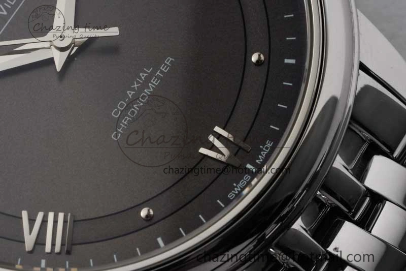 Functional De Ville SS DIWF 1:1 Best Edition Gray Dial SS Markers on SS Bracelet MIYOTA 7851