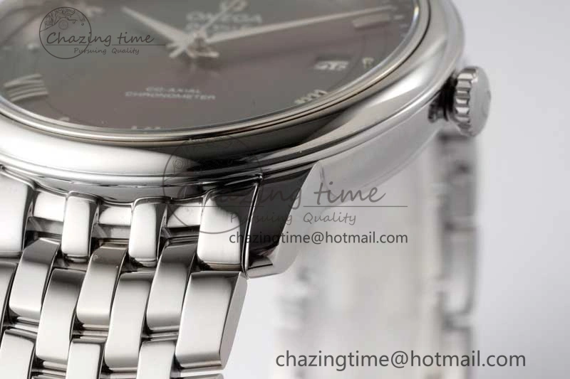 Functional De Ville SS DIWF 1:1 Best Edition Gray Dial SS Markers on SS Bracelet MIYOTA 7851