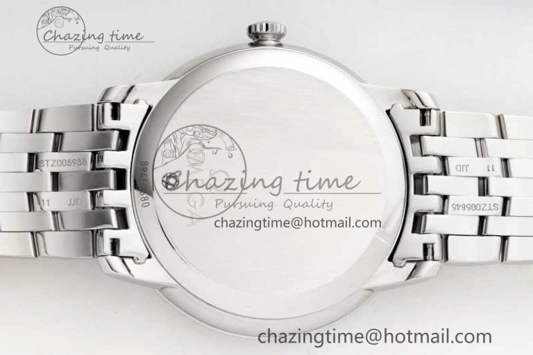 Functional De Ville SS DIWF 1:1 Best Edition Gray Dial SS Markers on SS Bracelet MIYOTA 7851
