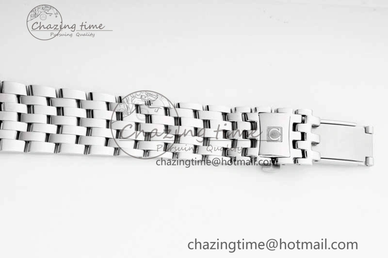 Chic De Ville SS DIWF 1:1 Best Edition Gray White Dial Blue Markers on SS Bracelet MIYOTA 7852