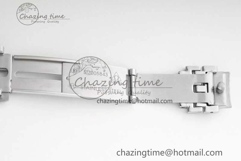 Chic De Ville SS DIWF 1:1 Best Edition Gray White Dial Blue Markers on SS Bracelet MIYOTA 7852
