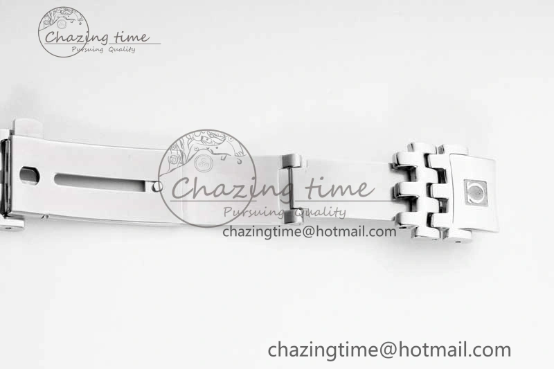 Chic De Ville SS DIWF 1:1 Best Edition Gray White Dial Blue Markers on SS Bracelet MIYOTA 7852