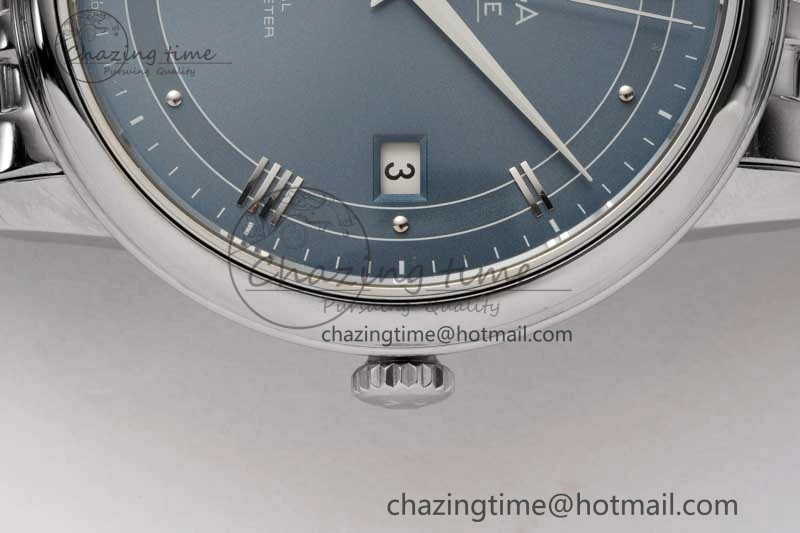 Comfortable De Ville SS DIWF 1:1 Best Edition Light Blue Dial SS Markers on SS Bracelet MIYOTA 7850