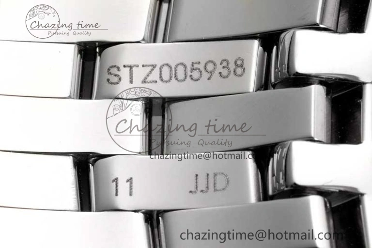 Comfortable De Ville SS DIWF 1:1 Best Edition Light Blue Dial SS Markers on SS Bracelet MIYOTA 7850