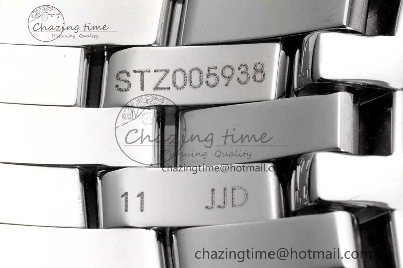 Comfortable De Ville SS DIWF 1:1 Best Edition Light Blue Dial SS Markers on SS Bracelet MIYOTA 7850