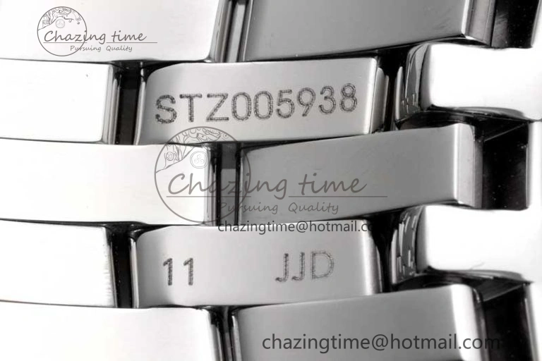 De Ville SS DIWF 1:1 Best Edition Silver Dial SS Markers on SS Bracelet MIYOTA Tailored 7848