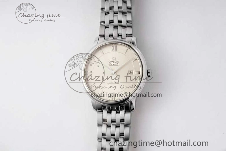 De Ville SS DIWF 1:1 Best Edition Silver Dial SS Markers on SS Bracelet MIYOTA Tailored 7848