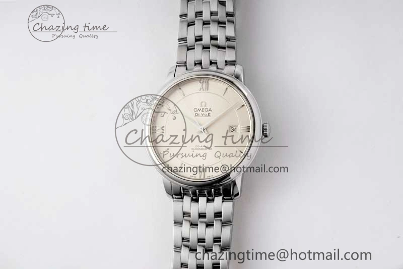 De Ville SS DIWF 1:1 Best Edition Silver Dial SS Markers on SS Bracelet MIYOTA Tailored 7848