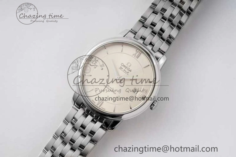 De Ville SS DIWF 1:1 Best Edition Silver Dial SS Markers on SS Bracelet MIYOTA Tailored 7848