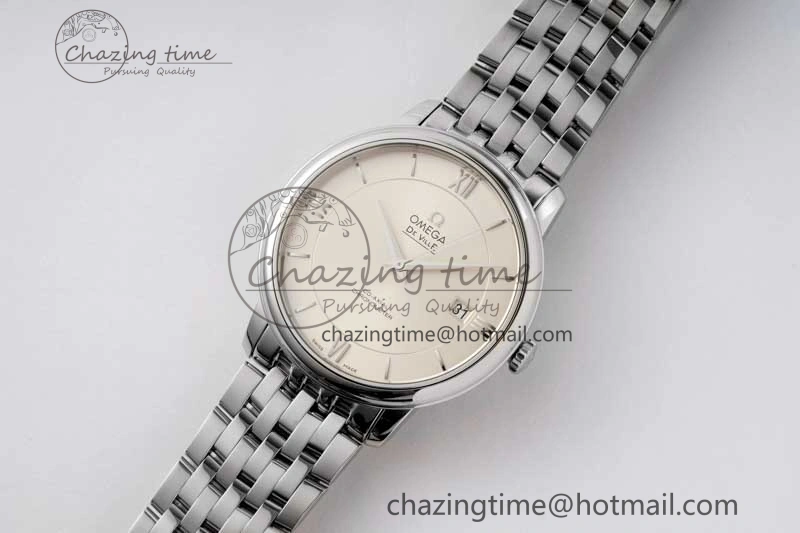 De Ville SS DIWF 1:1 Best Edition Silver Dial SS Markers on SS Bracelet MIYOTA Tailored 7848