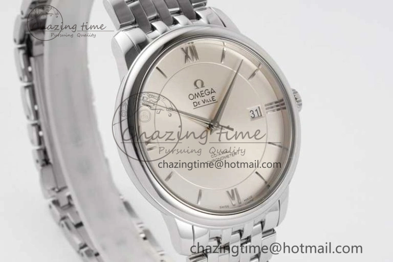 De Ville SS DIWF 1:1 Best Edition Silver Dial SS Markers on SS Bracelet MIYOTA Tailored 7848