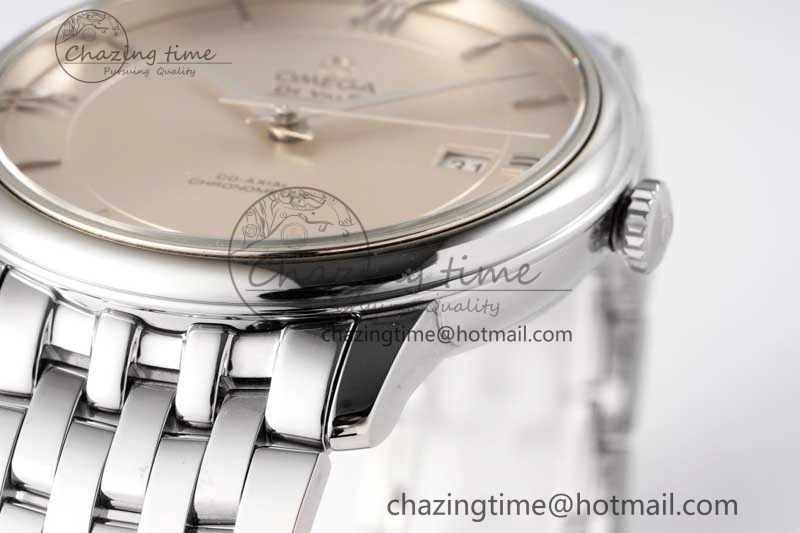 De Ville SS DIWF 1:1 Best Edition Silver Dial SS Markers on SS Bracelet MIYOTA Tailored 7848