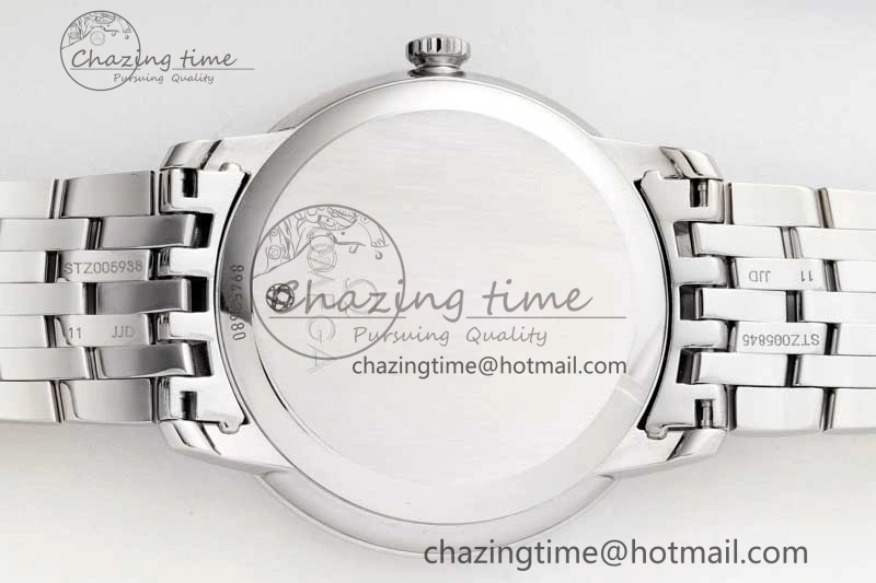 De Ville SS DIWF 1:1 Best Edition Silver Dial SS Markers on SS Bracelet MIYOTA Tailored 7848