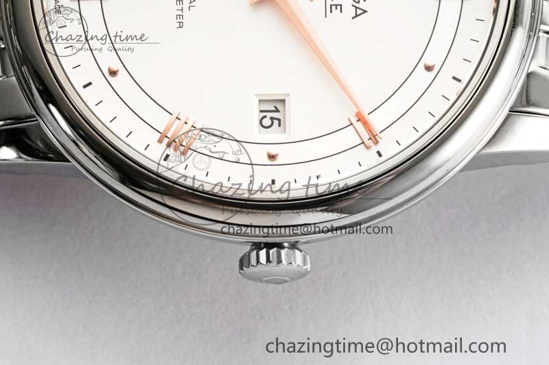De Ville SS DIWF 1:1 Best Edition White Dial RG Markers on SS Bracelet MIYOTA Tailored 7847