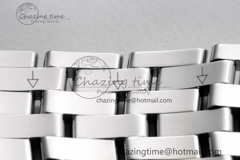 De Ville SS DIWF 1:1 Best Edition White Dial RG Markers on SS Bracelet MIYOTA Tailored 7847