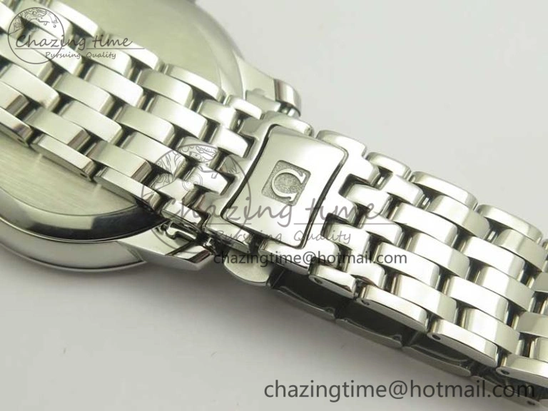 Timeless De Ville SS RXW 1:1 Best Edition Black Dial on SS Bracelet A2892 (Free Leather Strap) 8017