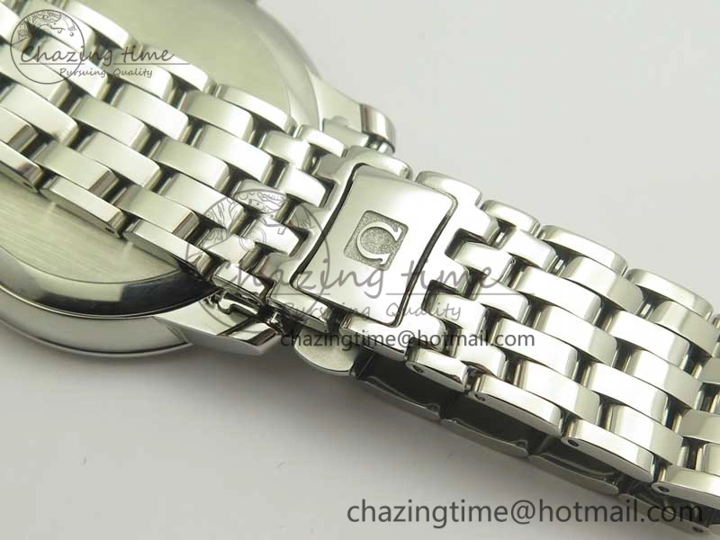 Timeless De Ville SS RXW 1:1 Best Edition Black Dial on SS Bracelet A2892 (Free Leather Strap) 8017