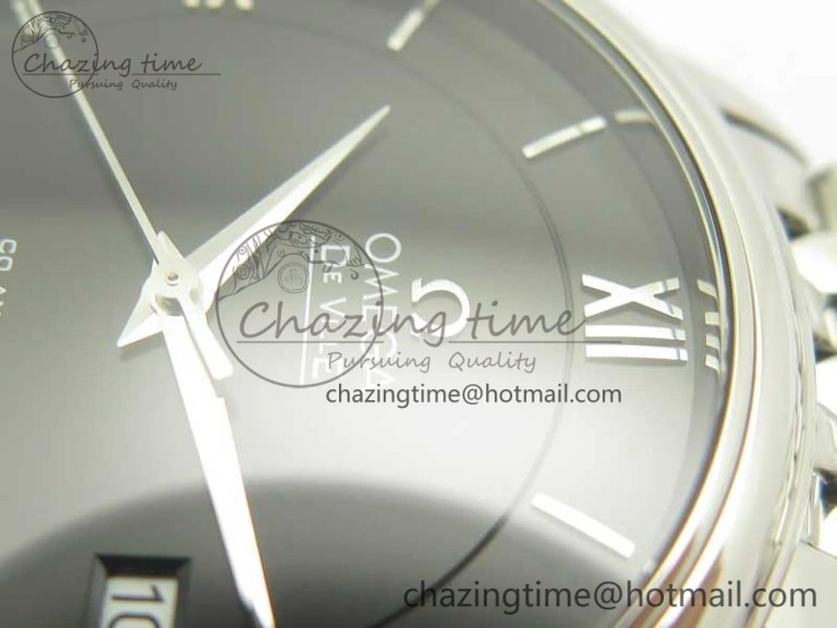 Timeless De Ville SS RXW 1:1 Best Edition Black Dial on SS Bracelet A2892 (Free Leather Strap) 8017