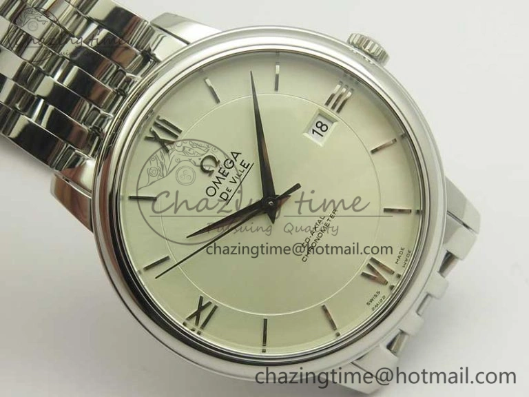 FastDry De Ville SS RXW 1:1 Best Edition Silver Dial on SS Bracelet A 8019