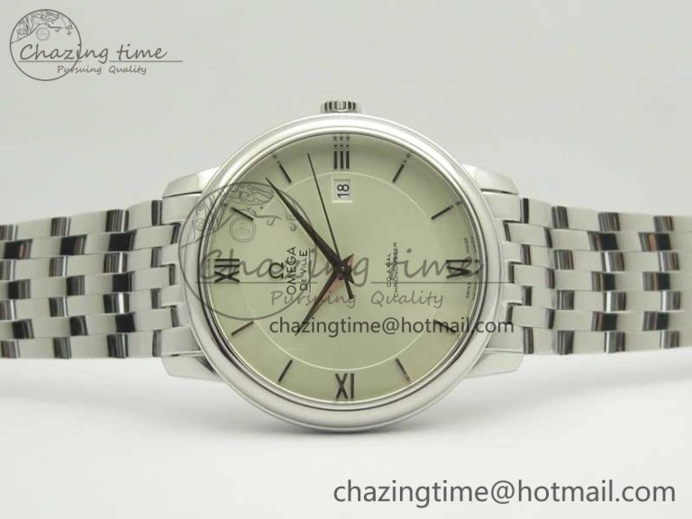 FastDry De Ville SS RXW 1:1 Best Edition Silver Dial on SS Bracelet A 8019