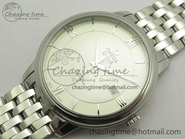 FastDry De Ville SS RXW 1:1 Best Edition Silver Dial on SS Bracelet A 8019