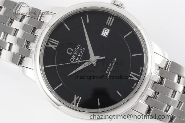 DailyWear De Ville SS TWF 1:1 Best Edition Black Dial on SS Bracelet MIYOTA 7835