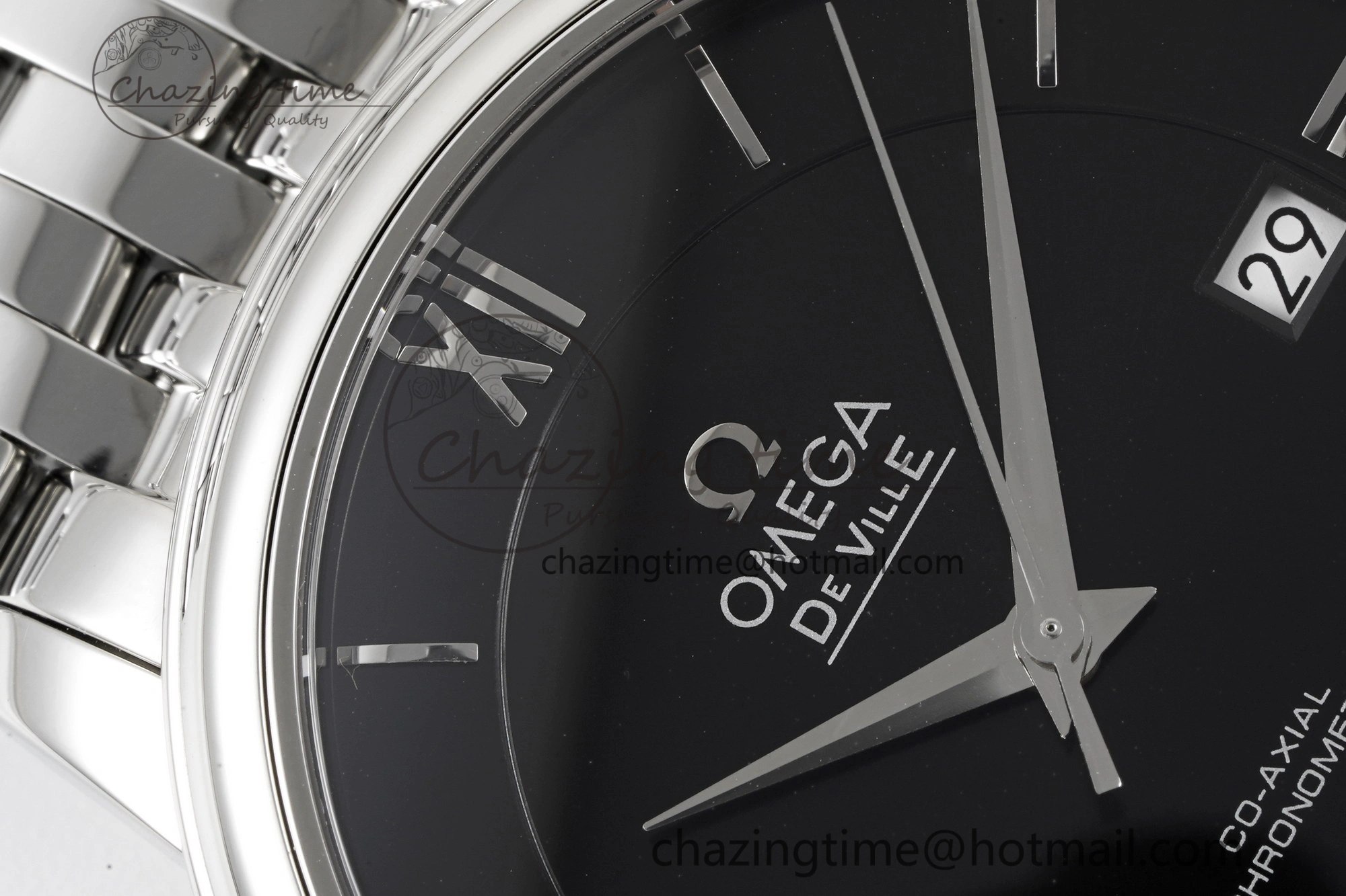 DailyWear De Ville SS TWF 1:1 Best Edition Black Dial on SS Bracelet MIYOTA 7835