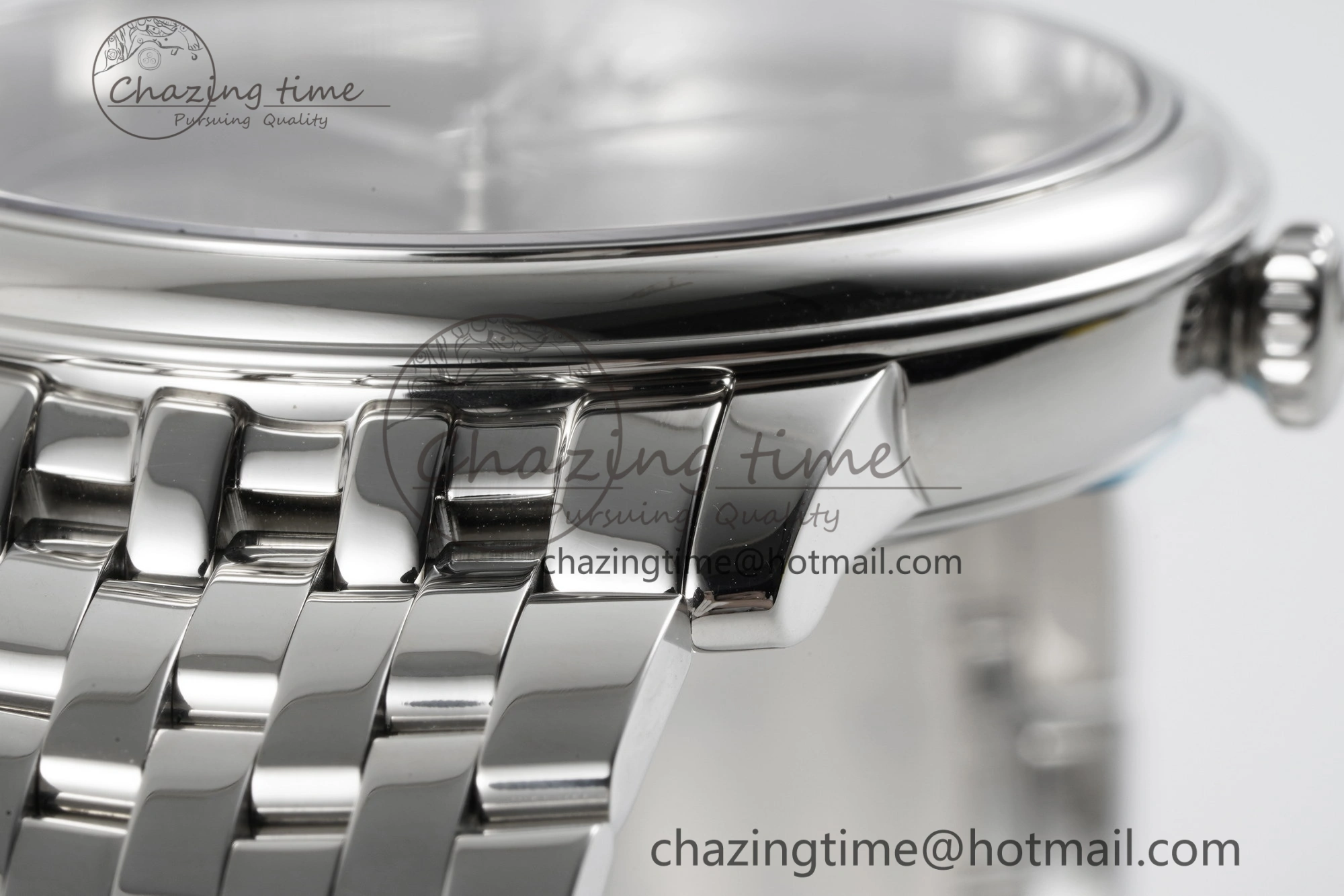 DailyWear De Ville SS TWF 1:1 Best Edition Black Dial on SS Bracelet MIYOTA 7835
