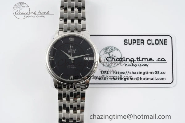 DailyWear De Ville SS TWF 1:1 Best Edition Black Dial on SS Bracelet MIYOTA 7835