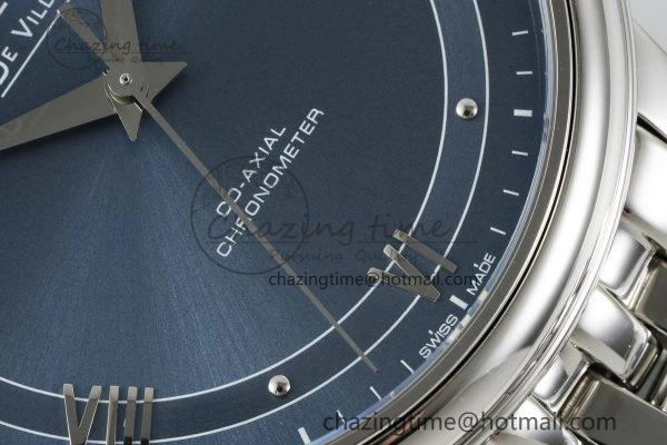 De Ville SS TWF 1:1 Best Edition Blue Dial on SS Bracelet MIYOTA SmoothTexture 7842