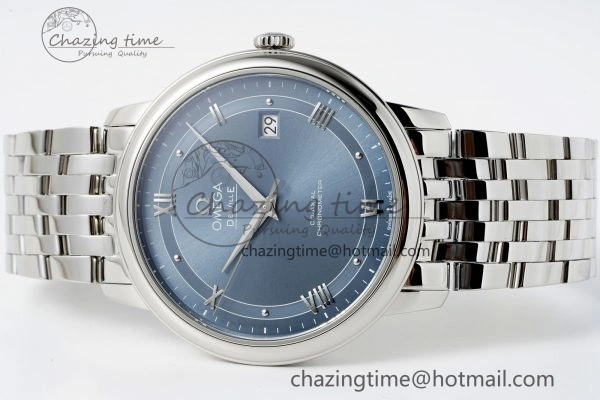 De Ville SS TWF 1:1 Best Edition Blue Dial on SS Bracelet MIYOTA SmoothTexture 7842