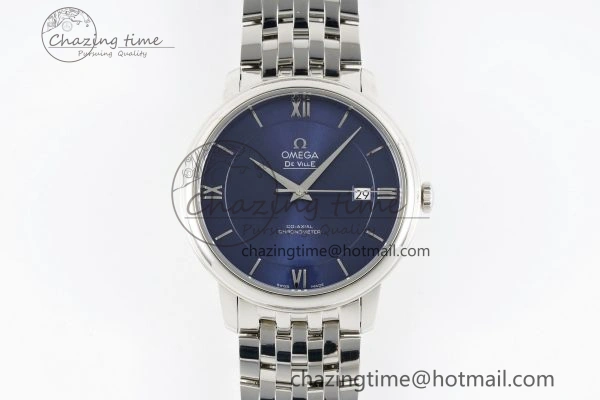 De Ville SS TWF 1:1 Best Edition Deep Blue Dial on SS Bracelet MIYOTA Popular 7838