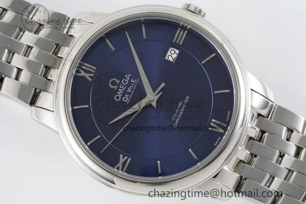 De Ville SS TWF 1:1 Best Edition Deep Blue Dial on SS Bracelet MIYOTA Popular 7838